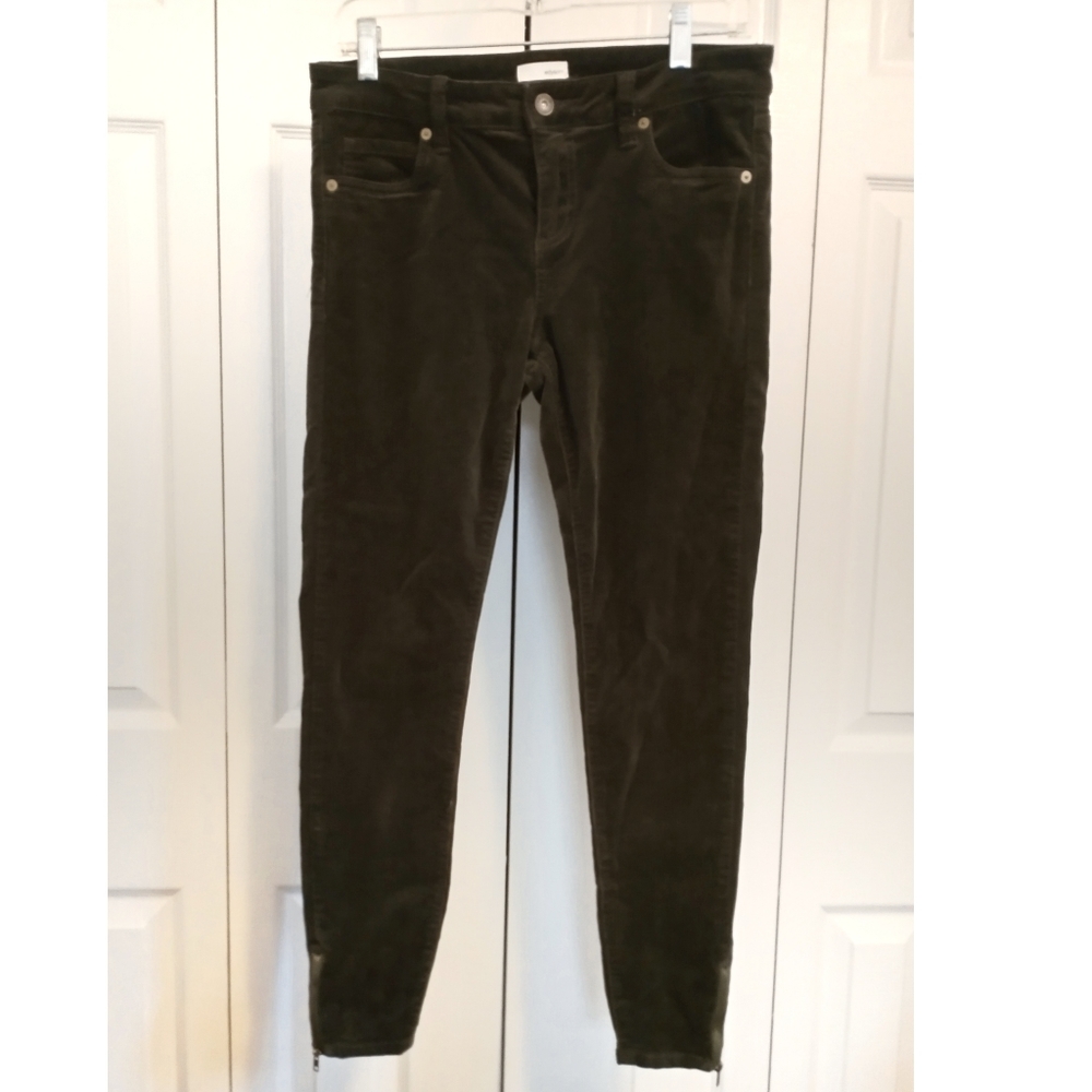 3/$25 Edyson Corduroy Leon Ankle Skinny Pants With Ankle Zips